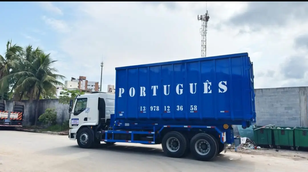 Caçambas Roll On para Região de Santos e Guarujá